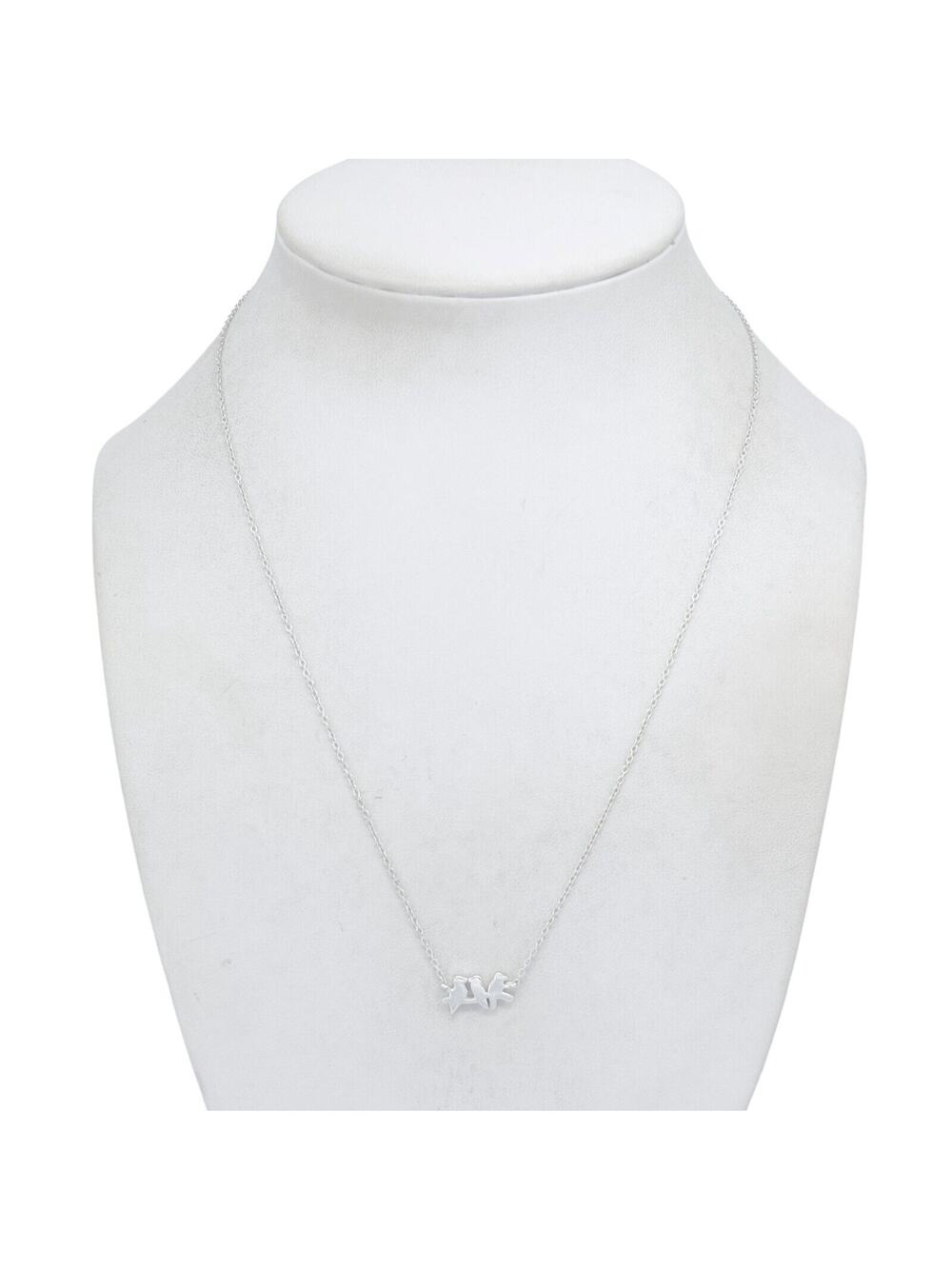 Vintage Sterling Silver 925 Minimalist Perched Bird Necklace 18"